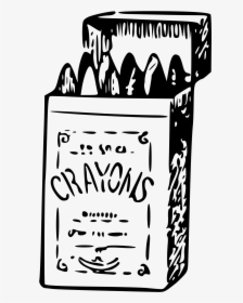 Crayons Clip Arts - Sketch Of Crayon, HD Png Download, Transparent PNG