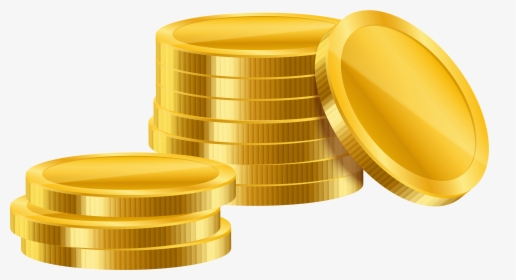 Gold Simple Coins Png Clipart - Clipart Gold Coins Png, Transparent Png, Transparent PNG