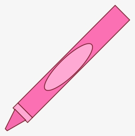 Color Clipart Crayon - Clip Art Pink Crayon, HD Png Download, Transparent PNG