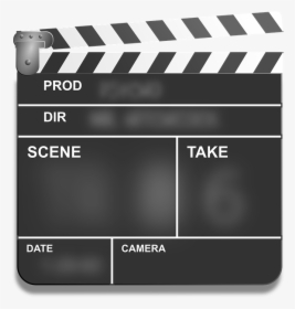Clapper, Film, Motion Picture, Movies, Slate - Transparent Lights Camera Action, HD Png Download, Transparent PNG
