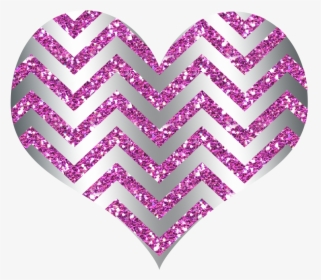 Love Clipart Glitter - Glitter Transparent Pink Heart, HD Png Download, Transparent PNG