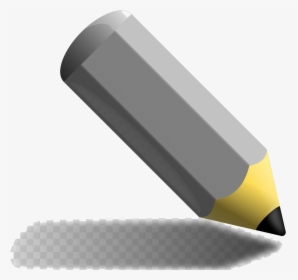Gray Crayon Pencil Colored Angle Technology Transparent - Clipart Green Pencil, HD Png Download, Transparent PNG