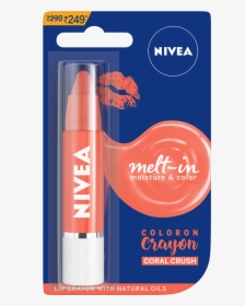 Nivea Coloron Lip Crayon Pop Red, HD Png Download, Transparent PNG
