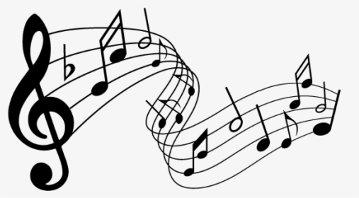 Notas Musicais, Adesivo Parede Partitura Musical Modelo - Music Free Clip Art, HD Png Download, Transparent PNG