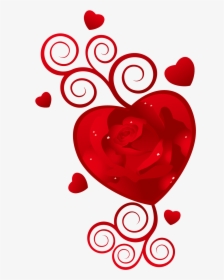 Heart February 14 Wish Valentines Vector Rose Clipart - Happy Valentine Day 2018, HD Png Download, Transparent PNG