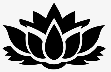 Plant,flower,leaf - Lotus Flower Silhouette Png, Transparent Png, Transparent PNG