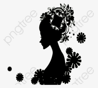 Transparent Flowers Clipart Black And White - Henna Flower Clipart Black And White, HD Png Download, Transparent PNG
