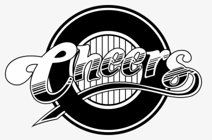 Cheers Logo Png Transparent - Cheers Logo Black And White, Png Download, Transparent PNG