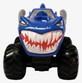 Dc114 Monster Truck Blue Front - Monster Truck With Face, HD Png Download, Transparent PNG