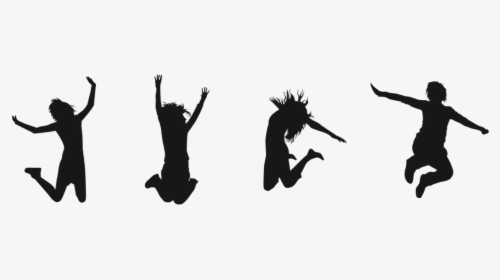 Silhouette, Human, Joy, Cheers - Development Of Self In Society, HD Png Download, Transparent PNG