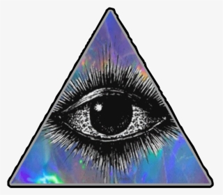 #eye #illuminati #all Seeing Eye #third Eye #holographic - Third Eye Transparent Background, HD Png Download, Transparent PNG