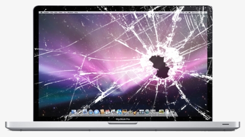 Apple Macbook Pro Glass Replacement - Broken Macbook Screen Png, Transparent Png, Transparent PNG