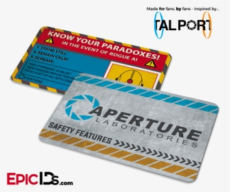 Portal Inspired Aperture Labs Know Your Paradoxes - Aperture Portal Video Game, HD Png Download, Transparent PNG