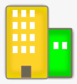 Transparent Buildings Clipart - Apartment Clipart, HD Png Download, Transparent PNG