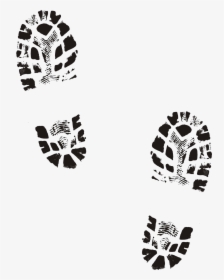Shoe Boot Printing Footprint Clip Art - Transparent Boot Footprint, HD Png Download, Transparent PNG