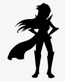 Picture Free Silhouette Transparent Superhero, HD Png Download, Transparent PNG