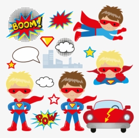 Transparent Superhero Silhouette Png - Super Heros Enfant, Png Download, Transparent PNG