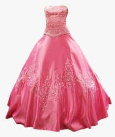Prom - Pink Frilly Princess Dress, HD Png Download, Transparent PNG