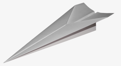 White Paper Plane Turned Downwards - Paper Airplane, HD Png Download, Transparent PNG