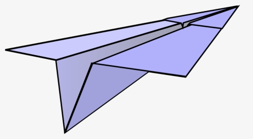 Paper Plane, Paper Dart, Paper Airplane - Paper Airplane Transparent Background, HD Png Download, Transparent PNG