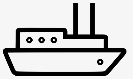 Cruise Ship - Line Art, HD Png Download, Transparent PNG
