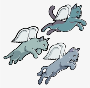 Cat , Png Download - Flying Cats Cartoon, Transparent Png, Transparent PNG
