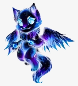 Transparent Flying Cat Png - Galaxy Cat, Png Download, Transparent PNG