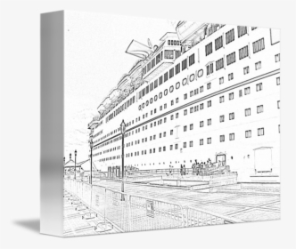 Cruise Drawing Liner - Cruiseferry, HD Png Download, Transparent PNG