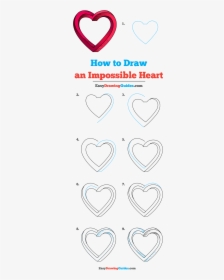 How To Draw Impossible Heart - Draw The Impossible Heart, HD Png Download, Transparent PNG
