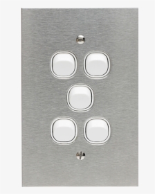 Clipsal Stainless Steel Switch, HD Png Download, Transparent PNG