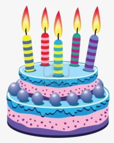 Transparent Cumpleaños Png - Birthday Cake Vector, Png Download, Transparent PNG