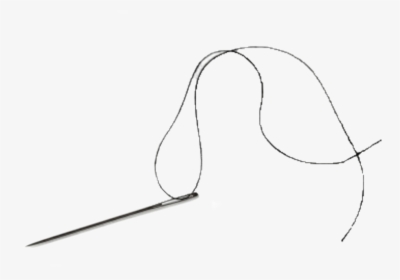 Needle W Thread - Sketch, HD Png Download, Transparent PNG