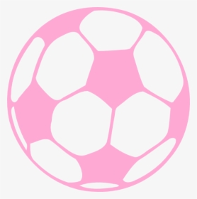 Pink Soccer Ball Clip Art, HD Png Download, Transparent PNG