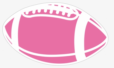 Pink Football Clipart - Pink Powder Puff Football, HD Png Download, Transparent PNG
