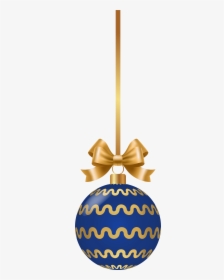 Blue Christmas Ball Png Clip Art - Satin, Transparent Png, Transparent PNG