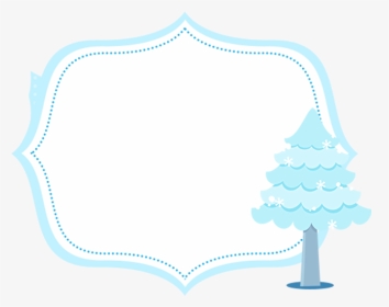Frozen Baby Blue Christmas Free Printable Image - Frame Azul Frozen Png, Transparent Png, Transparent PNG