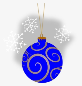 Bauble, Blue, Christmas, Holiday, Ornament, Decorative - Green Christmas Baubles Clipart, HD Png Download, Transparent PNG