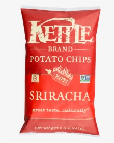Sriracha Potato Chips - Chile Verde Kettle Chips, HD Png Download, Transparent PNG