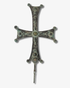 File - Byzantine - Processional - Cross - Reliquary - Cross, HD Png Download, Transparent PNG