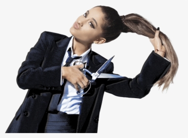 Transparent Foot In The Door Clipart - Ariana Grande Cut Off Hair, HD Png Download, Transparent PNG