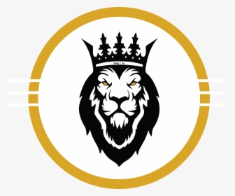 King And Co Barbershop Calgary - Logo Lion With Crown, HD Png Download, Transparent PNG