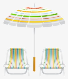 Transparent Chair Beach Umbrella Clipart, HD Png Download, Transparent PNG