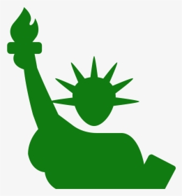 Statue Of Liberty Clipart Crown - Statue Of Liberty Black Icon, HD Png Download, Transparent PNG