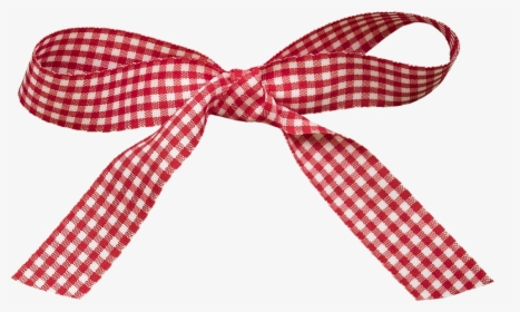 Bow, Check, Christmas, Country Christmas, Loop, Ribbon - Red Check Bow, HD Png Download, Transparent PNG