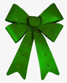 Green Bow Christmas Bows, Green Christmas, Bow Clipart, - Christmas Green Ribbon Art, HD Png Download, Transparent PNG