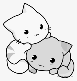 Transparent Cute Black Cat Png - Cute Clipart, Png Download, Transparent PNG