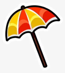 Beach Umbrella Pin - Png Beach Umbrella Clipart, Transparent Png, Transparent PNG