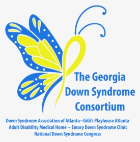 Down Syndrome Awareness Butterfly, HD Png Download, Transparent PNG