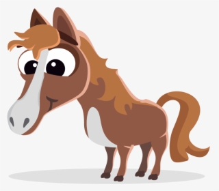 Transparent Horse Clipart - Clipart Cartoon Horse Png, Png Download, Transparent PNG