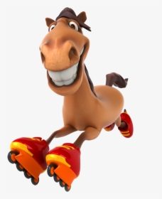 Clydesdale Horse Cartoon Animation - Funny Horse Cartoon Png, Transparent Png, Transparent PNG